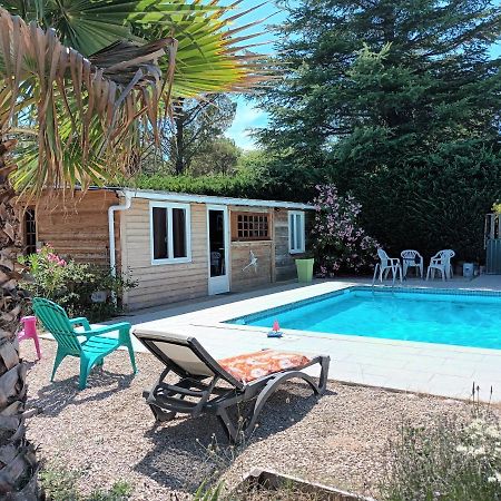 Chalet Banane Devant Piscine, A 6Km Du Festival De Piano De La Roque D'Antheron Rognes Esterno foto