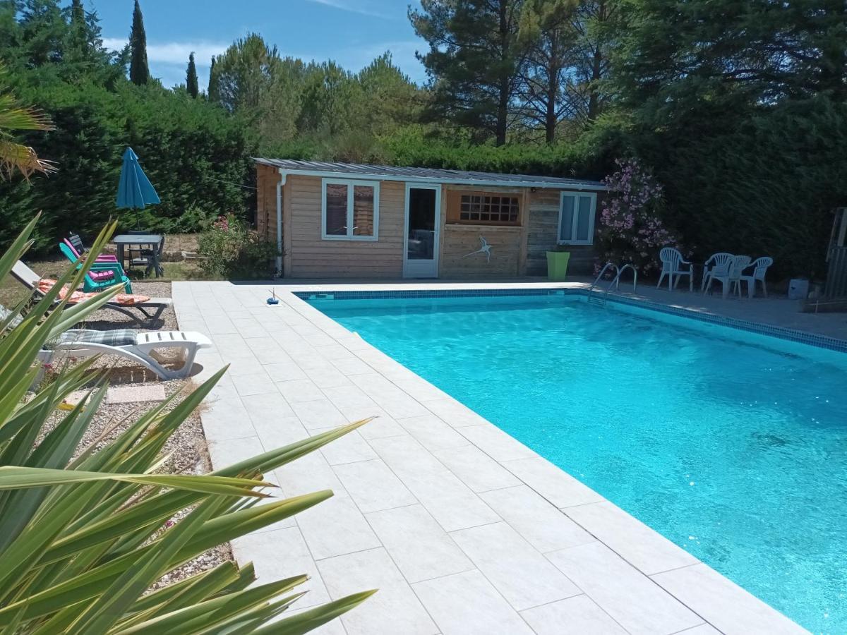 Chalet Banane Devant Piscine, A 6Km Du Festival De Piano De La Roque D'Antheron Rognes Esterno foto