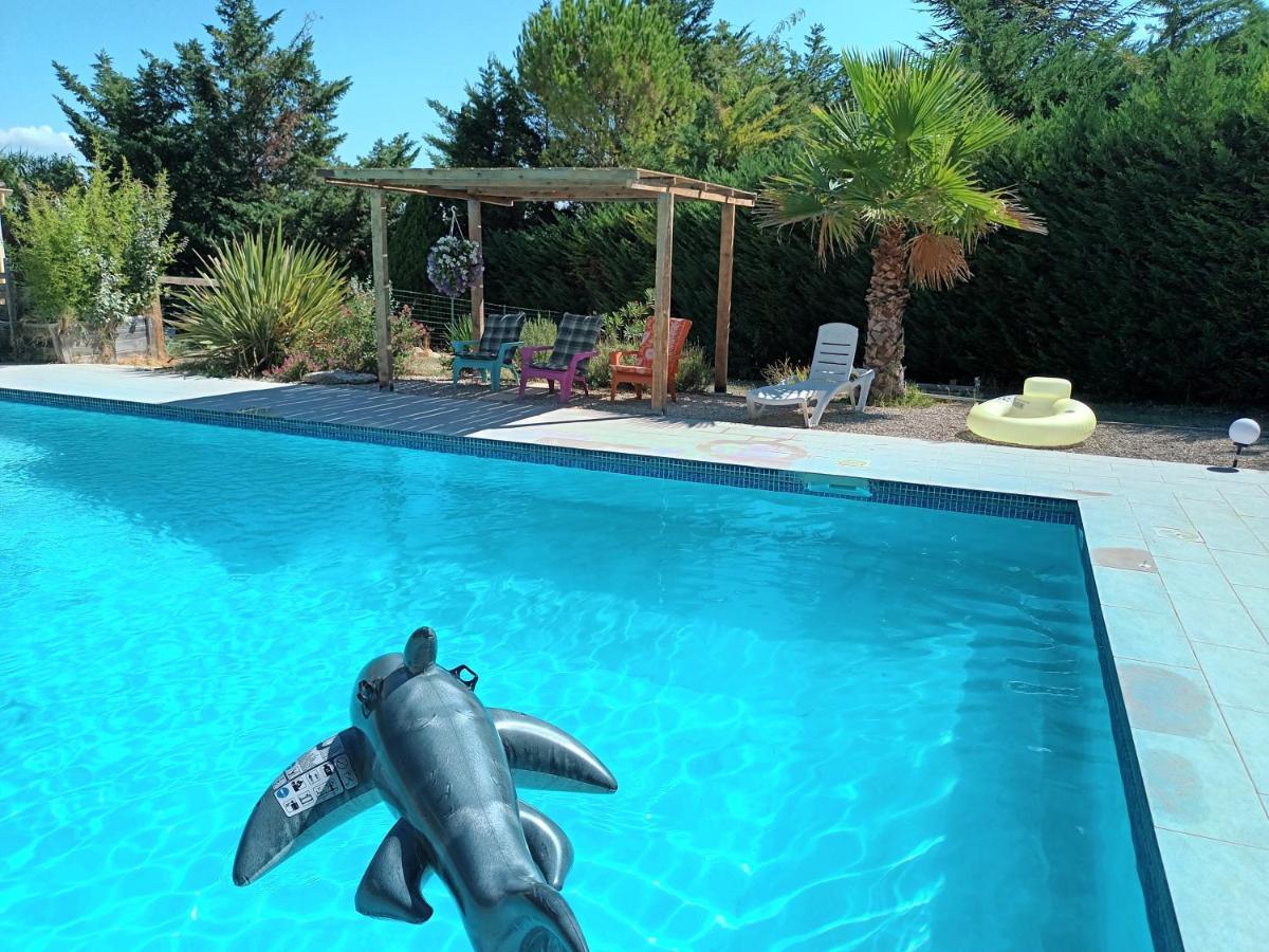 Chalet Banane Devant Piscine, A 6Km Du Festival De Piano De La Roque D'Antheron Rognes Esterno foto