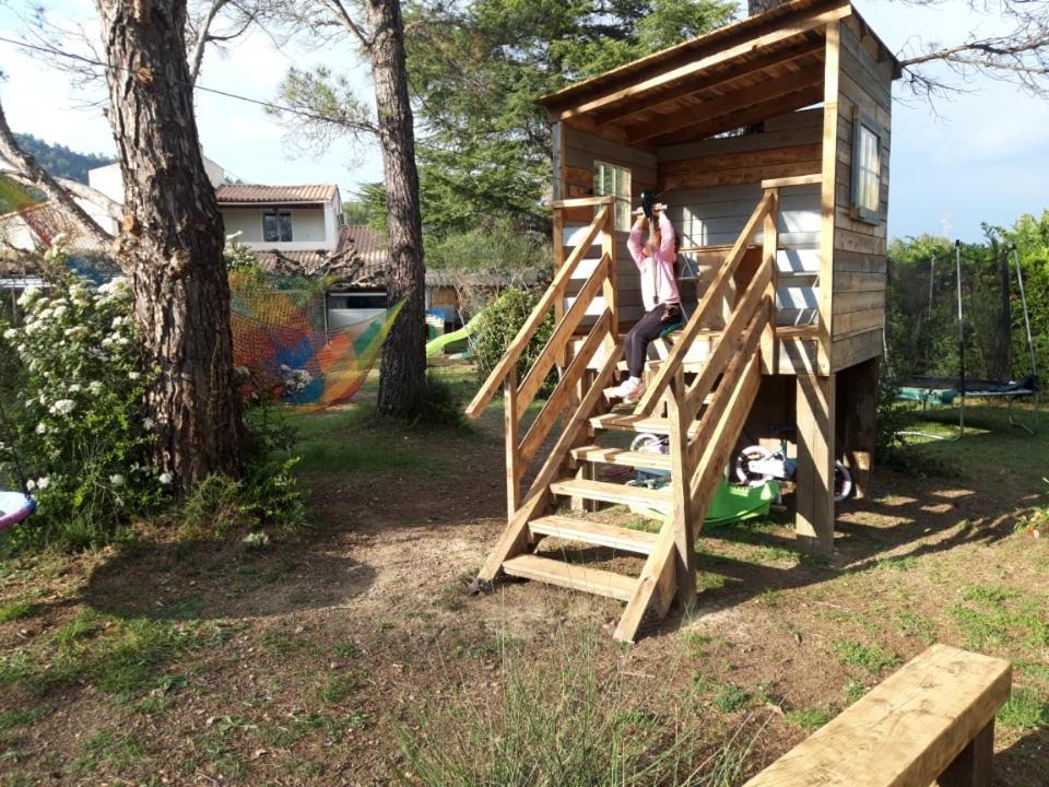 Chalet Banane Devant Piscine, A 6Km Du Festival De Piano De La Roque D'Antheron Rognes Esterno foto